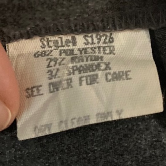 LAUNDRY by Shelli Segal Pencil Skirt Gray Stretch Front Zip - Picture 6 of 7